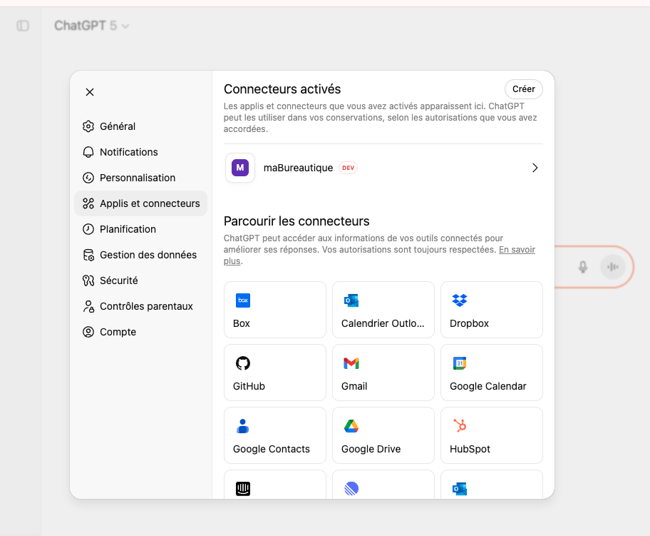 Démo ChatGPT - Écran 5