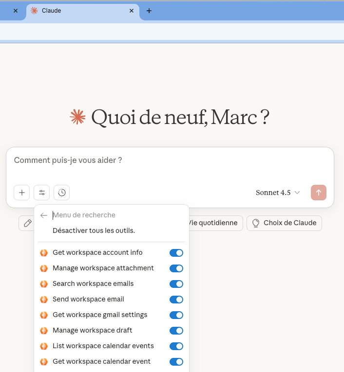 Démo Claude - Écran 2