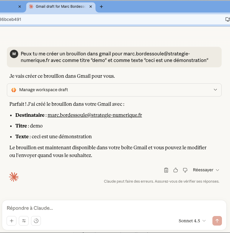 Démo Claude - Écran 4