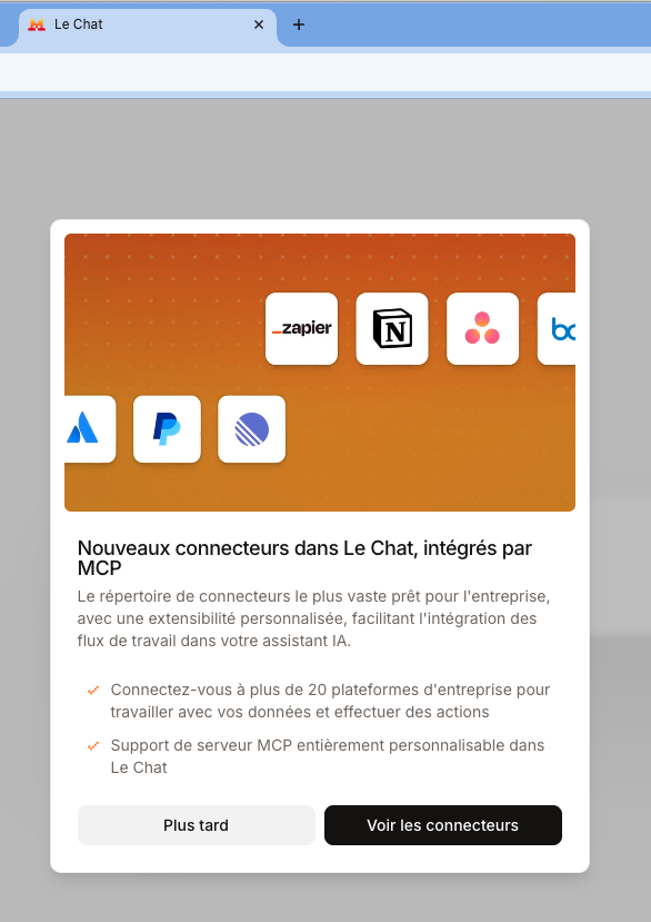 Démo LeChat - Écran 1
