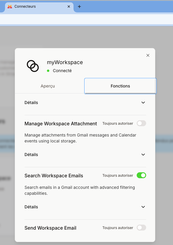 Démo LeChat - Écran 2