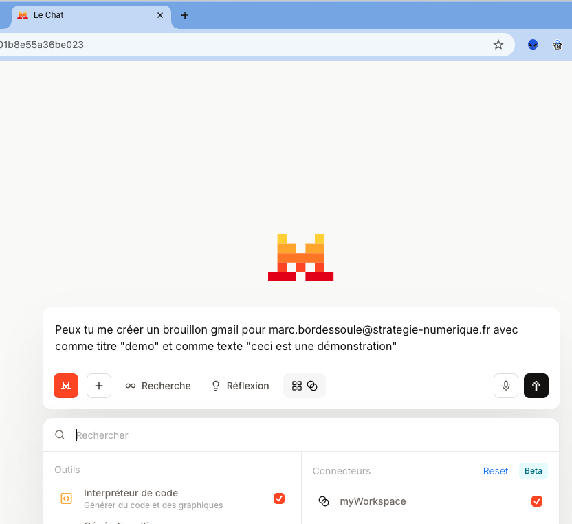 Démo LeChat - Écran 3